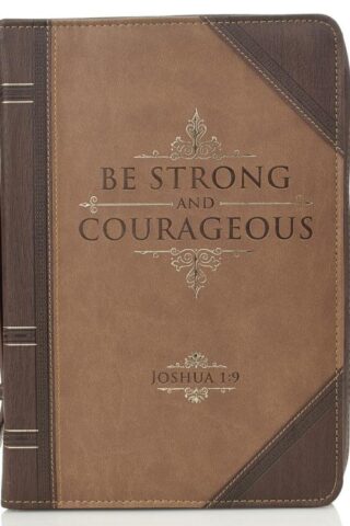 1220000130463 Be Strong And Courageous LuxLeather