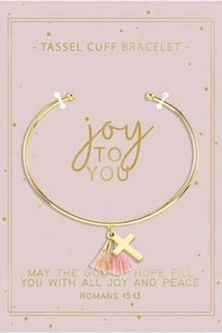 195002119741 Joy To You Tassel Cuff (Bracelet/Wristband)