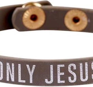 195002187870 Only Jesus Snap Leather Adjustable (Bracelet/Wristband)
