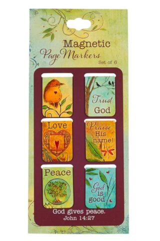 6006937130517 Peaceful Thoughts Magnetic PageMarkers