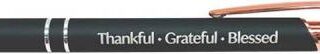 788200482719 Soft Touch Gift Pen Thankful Grateful Blessed
