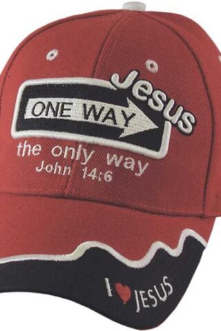 788200537587 1 Way Jesus Cap