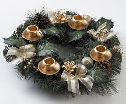871241003019 Traditional Pine Cone Advent Wreath