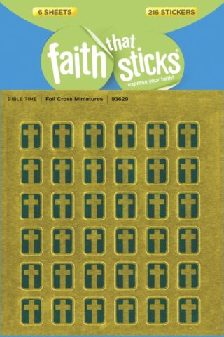 9781414393629 Foil Cross Miniatures Stickers