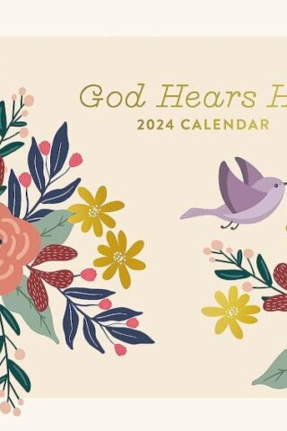 9781640702219 God Hears Her 2024 Inspirational Wall Calendar