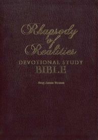 9789785533323 Rhapsody Of Realities Devotional Study Bible
