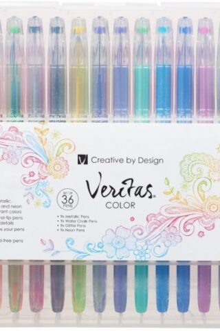 6006937140493 Veritas Color Gel Pens 36 Pack
