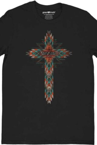 612978596791 Grace And Truth Southwestern Cross (Medium T-Shirt)