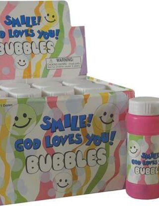 788200525478 Bubbles Smile God Loves You Pack Of 12