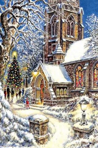 788200601219 Church In The Snow 1000 Piece (Puzzle)