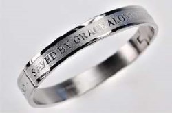 999977113281 Bangle Saved By Grace (Bracelet/Wristband)