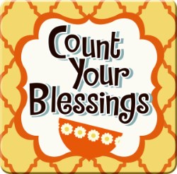 759830244558 Retro Kitchen Count Your Blessings (Magnet)