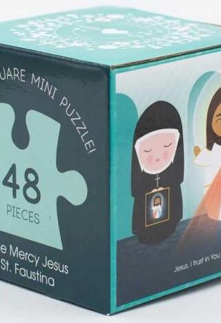 850042028025 Divine Mercy Jesus And Saint Faustina Mini Puzzle