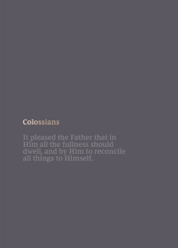 9780785236290 Bible Journal Colossians Comfort Print