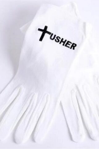 788200504275 Usher Gloves With Black Cross
