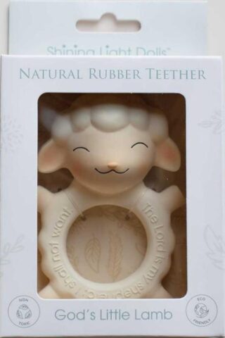 850022924965 Gods Little Lamb Natural Rubber Teether
