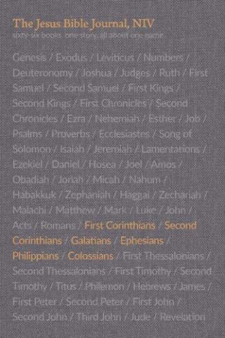 9780310456322 Jesus Bible 1 Corinthians - Colossians Journal Comfort Print